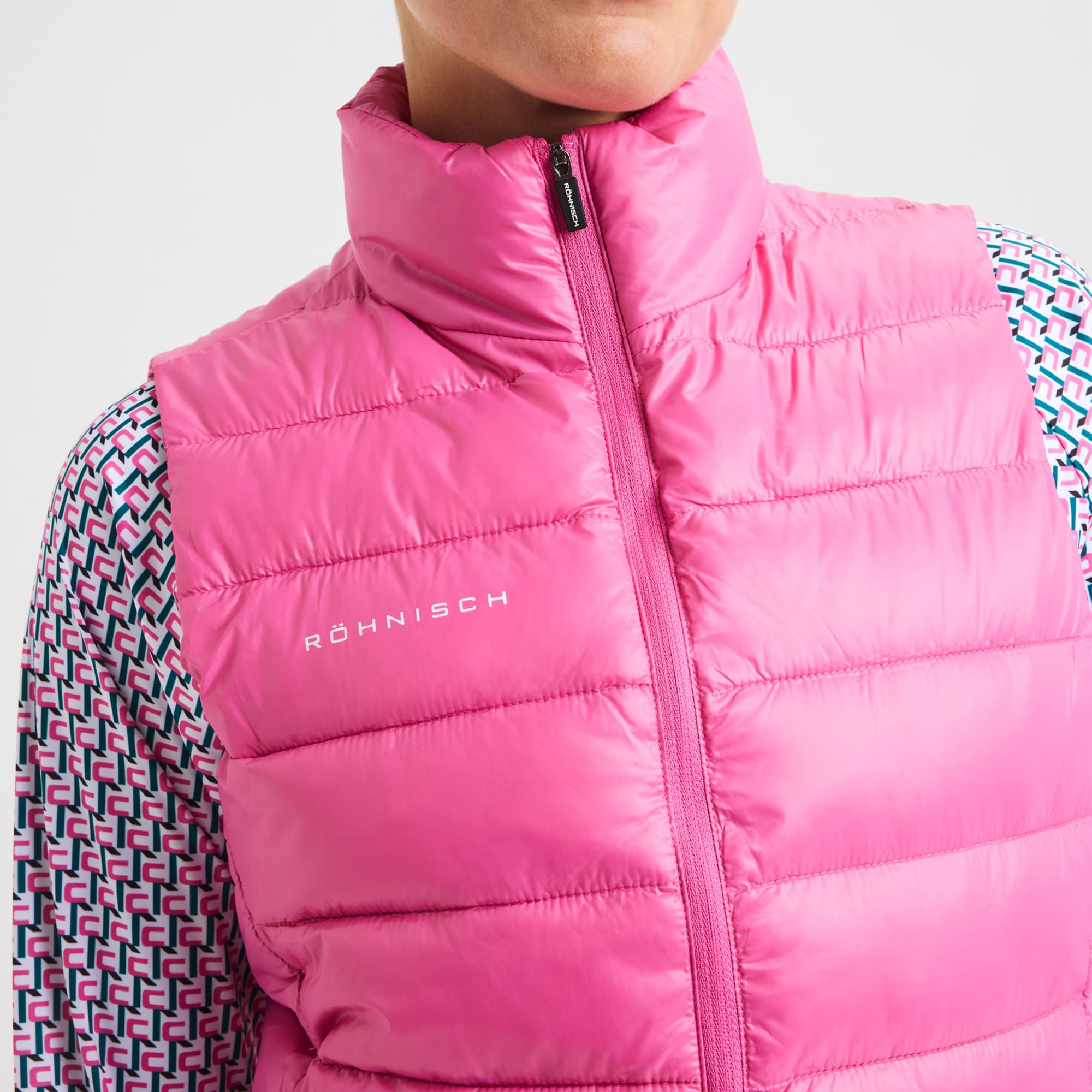 Rohnisch Airlite Padded Ladies Golf Vest Rose